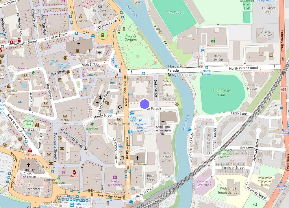 Map: Hotel Indigo - Bath by IHG